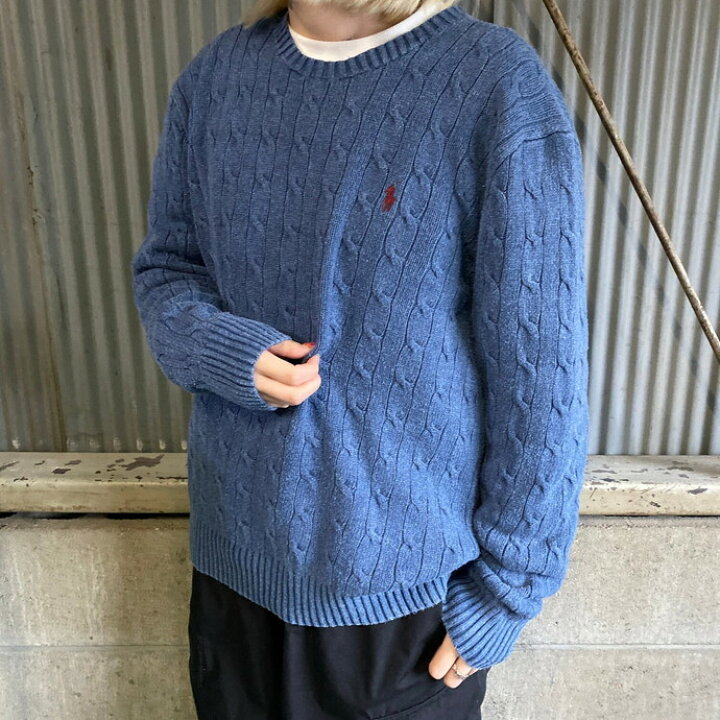 楽天市場】Polo Ralph Lauren ポロ ラルフローレン ケーブルニット  
