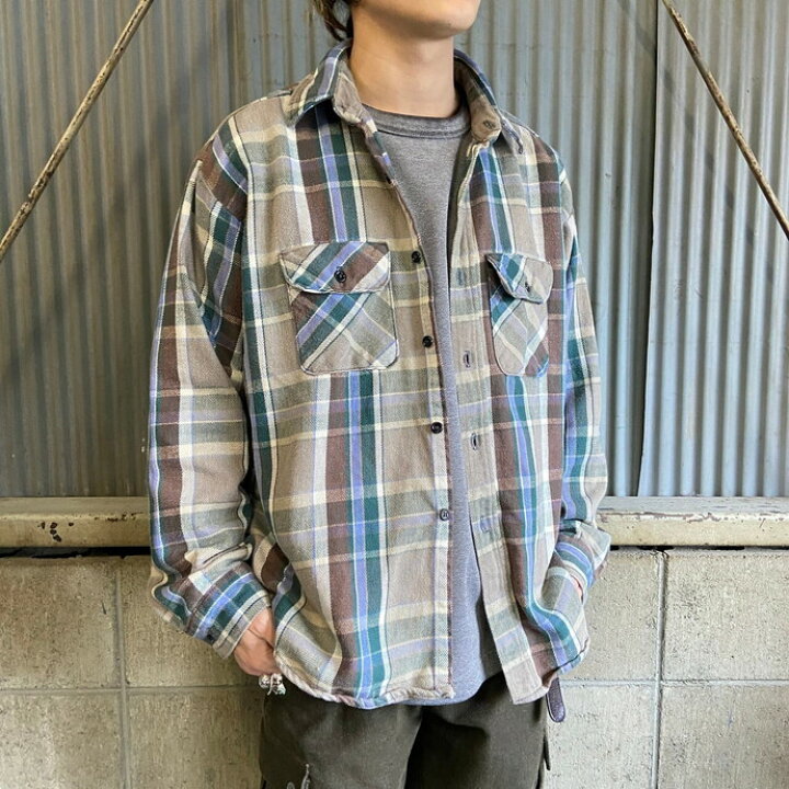 楽天市場】80年代 Five Brother ファイブブラザー チェック柄 長袖 