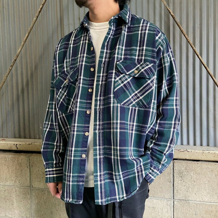 楽天市場】90年代 FIVE BROTHER ファイブブラザー チェック柄 長袖 