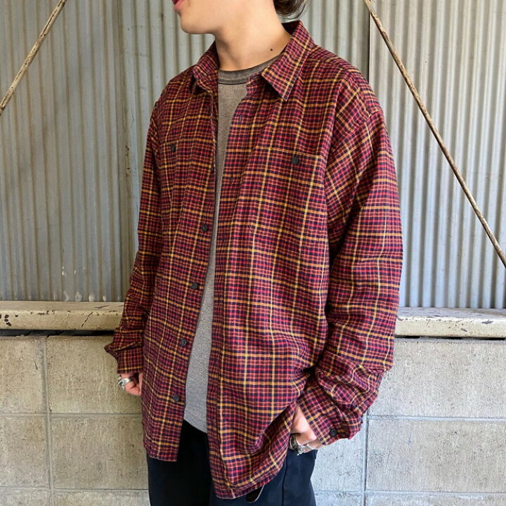 楽天市場】patagonia パタゴニア オーガニックコットン チェック柄 