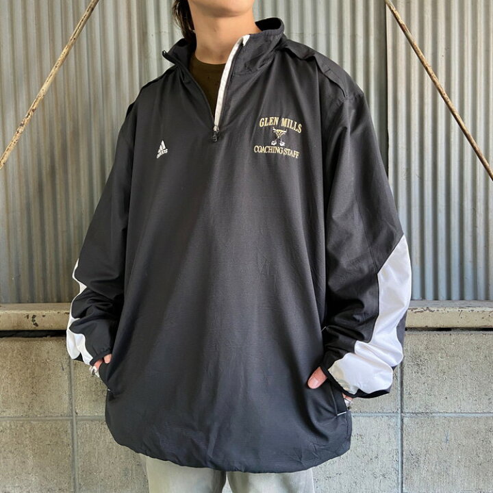 楽天市場】スーパービッグサイズ adidas アディダス ハーフジップ 