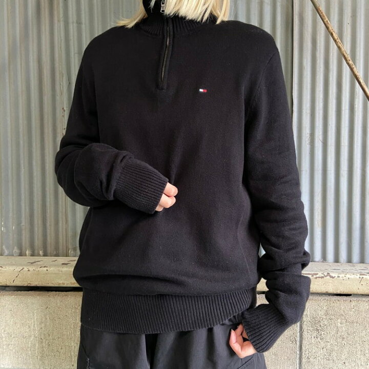 楽天市場】TOMMY HILFIGER トミーヒルフィガー ハーフジップ コットン 