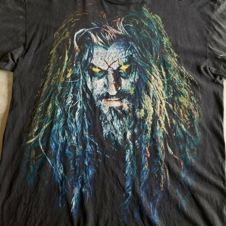 楽天市場】90年代 ROB ZOMBIE ロブゾンビ 両面プリント バンドTシャツ 