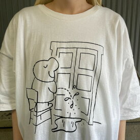 USA製 80年代 ZIGGY ジギー ファニー キャラクター プリントTシャツ メンズ3XL 【古着】【中古】【SS2309】