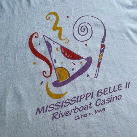 ビッグサイズ 00年代 Mississippi Belle II カジノ アート 企業ロゴ プリント Tシャツ メンズ2XL 【古着】【中古】【SS2309】