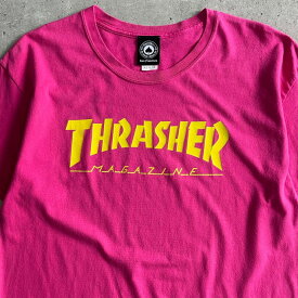 THRASHER FLAME LOGO スラッシャー フレイム ロゴTシャツ USA企画 メンズL 【古着】【中古】【SS2309】