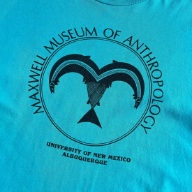 90年代 MAXWELL MUSEUM OF ANTHROPOLOGY 博物館 アート プリントTシャツ メンズXL相当 【古着】【中古】【SS2309】