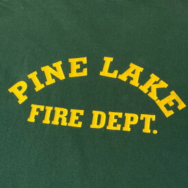 00年代 PINE LAKE FIRE DEPT. 消防署 バックプリントTシャツ メンズXL 【古着】【中古】【SS2309】【SS2406】
