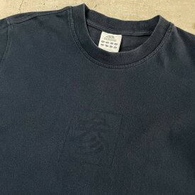 00年代 adidas アディダス "参" 漢字 ロゴプリント Tシャツ メンズL 【古着】【中古】【SS2309】