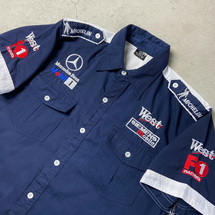 楽天市場】メルセデスベンツ Mercedes-Benz 企業ロゴ 刺繍 半袖 