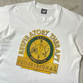 USA製 90年代 RESPIRATORY THERAPY 呼吸療法 プリントTシャツ メンズL 【古着】【中古】