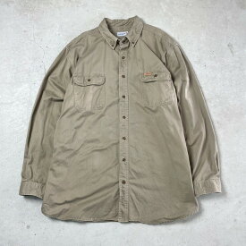 Carhartt カーハート 長袖 コットンツイルシャツ ワークシャツ メンズ2XL 【古着】【中古】