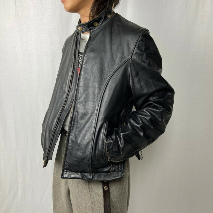 楽天市場】〜90年代 Leathercraft process サイドジップ シングル 
