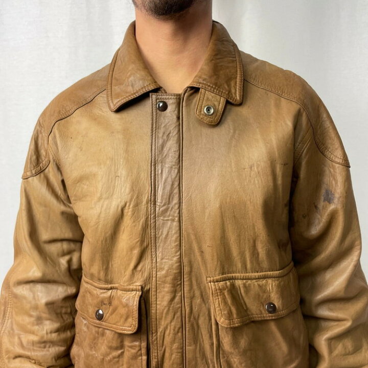 楽天市場】80年代 LONDON FOG ロンドンフォグ レザーブルゾン スポーツ 
