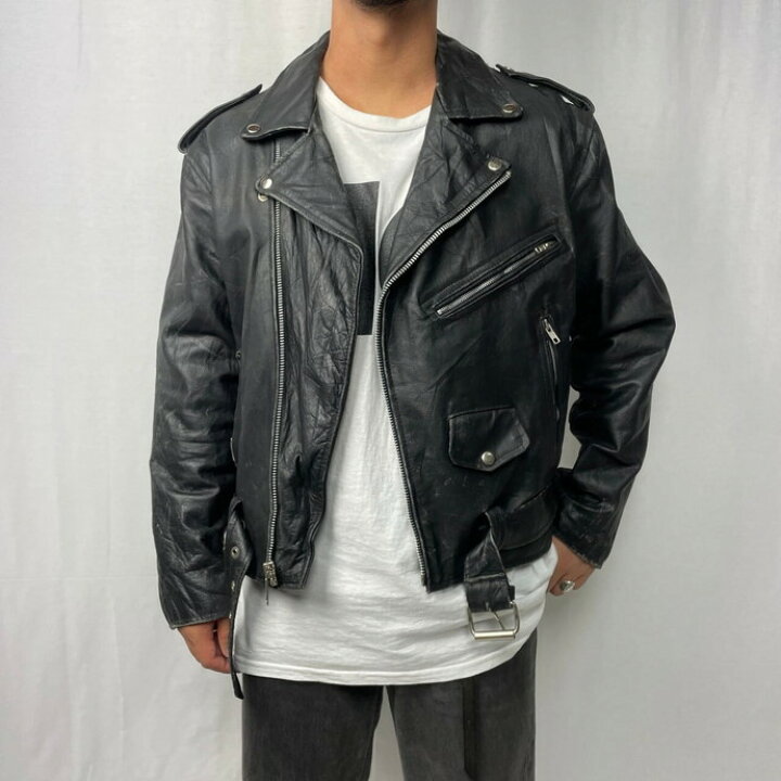 楽天市場】〜90年代 echtes leder ユーロ パキジャン ダブルライダース 