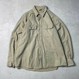 90年代 USA製 FIVE BROTHER ファイブブラザー シャモアクロスシャツ メンズ2XL【古着】【中古】