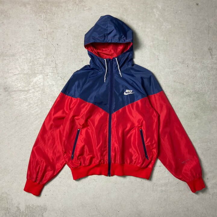 楽天市場】80年代 NIKE ナイキ ナイロンパーカー 紺タグ フルジップ 
