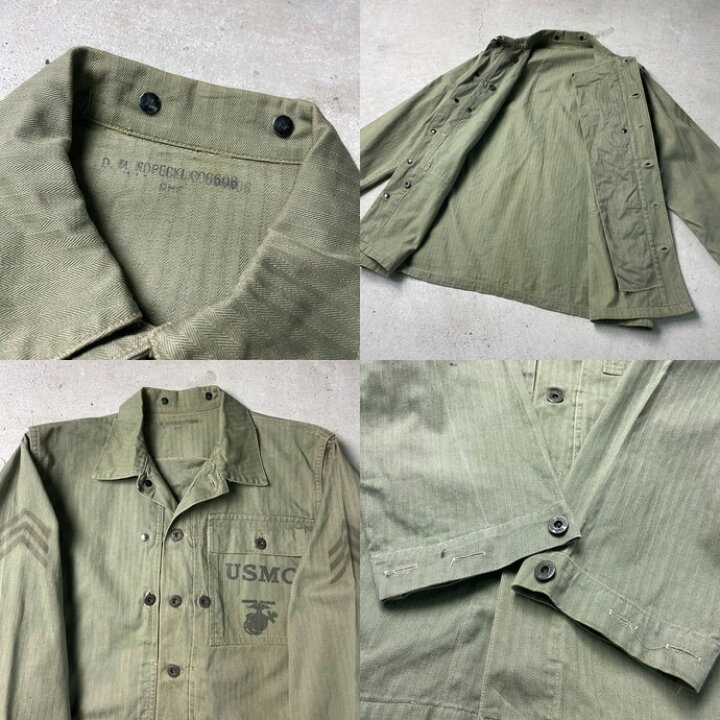 楽天市場】40年代 USMC 米軍実品 P-44 HBT ガスフラップ ミリタリー
