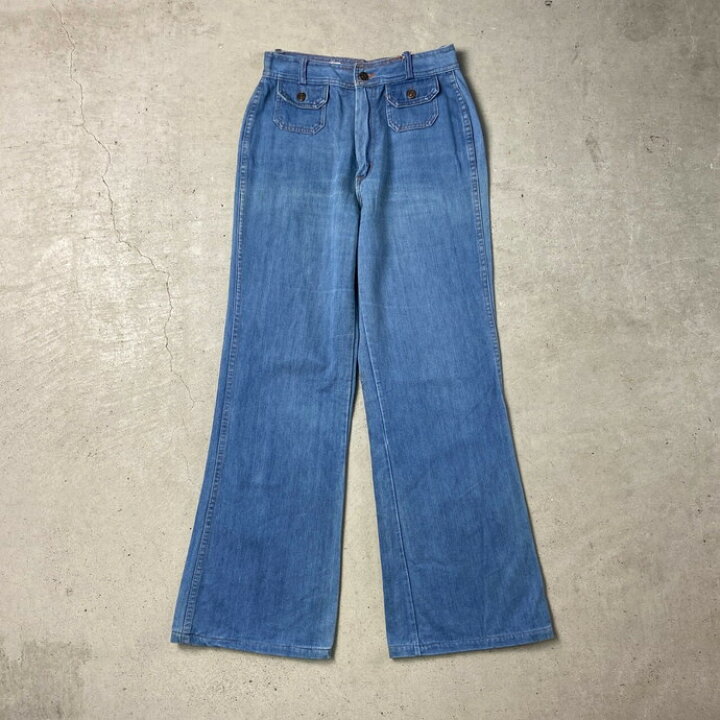 楽天市場】70年代 Sears Fashions シアーズ ベルボトム フレアデニム  