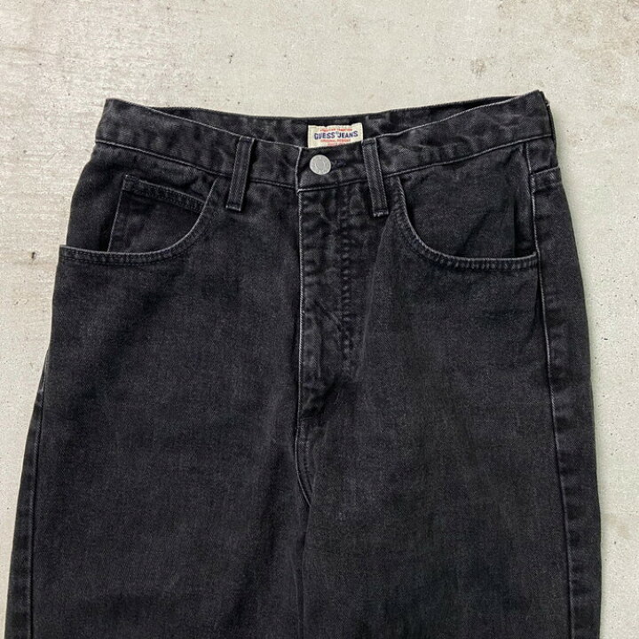 楽天市場】90年代 USA製 GUESS JEANS ゲスジーンズ ブラックデニム  