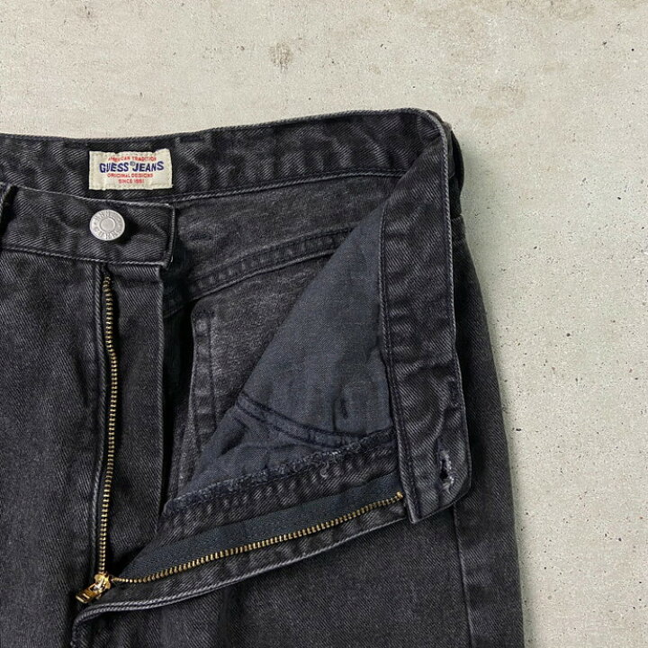 楽天市場】90年代 USA製 GUESS JEANS ゲスジーンズ ブラックデニム 