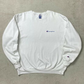 90年代 Champion チャンピオン スウェットシャツ ロゴプリント メンズL相当 古着【中古】