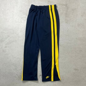 00年代 NIKE ナイキ ジャージ トラックパンツ サイドライン メンズM 古着【中古】