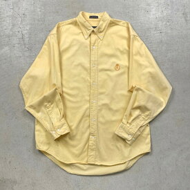 90年代 CHAPS Ralph Lauren チャップス ラルフローレン 長袖 コットンツイルシャツ メンズXL相当 古着【中古】