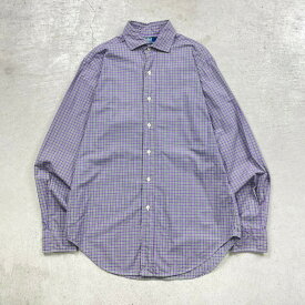 Polo by Ralph Lauren ポロバイラルフローレン ESTATE CLASSIC FIT 長袖 タータンチェックシャツ メンズL相当 古着【中古】