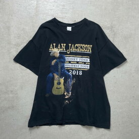 ALAN JACKSON アーティスト バンド フォトプリントTシャツ メンズL相当 古着【中古】