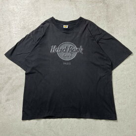 HARD ROCK CAFE PARIS ハードロックカフェ パリ プリントTシャツ メンズL相当 古着【中古】