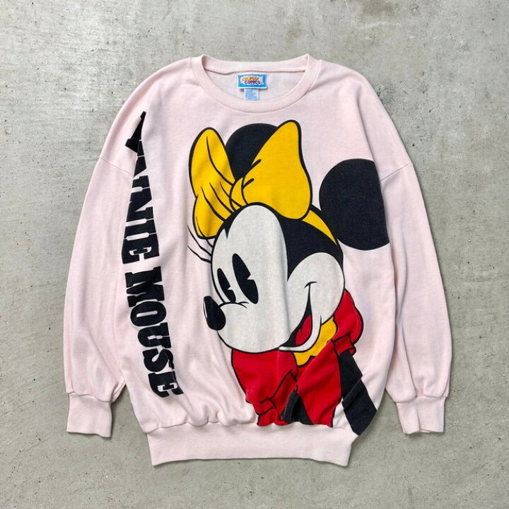 楽天市場】80~90年代 MINNIE MOUSE ミニーマウス 両面プリント 