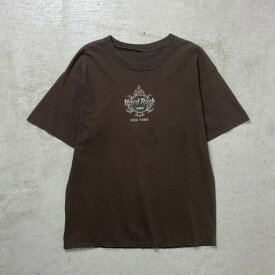 HARD ROCK CAFE NEW YORK ハードロックカフェ ニューヨーク プリントTシャツ メンズL相当 古着【中古】