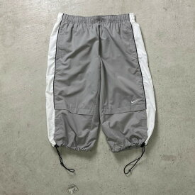 00年代 NIKE ナイキ 七分丈 クロップド ポリエステル トラックパンツ メンズL 古着【中古】