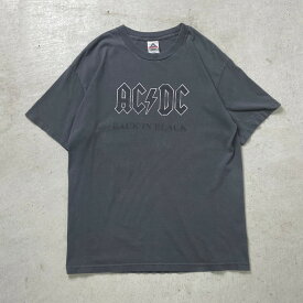 AC/DC BACK IN BLACK バンドTシャツ バンT メンズL