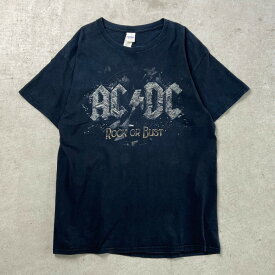 AC/DC ROCK OR BUST ロゴプリント バンドTシャツ メンズL 古着【中古】