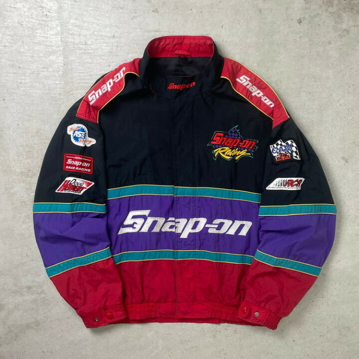 楽天市場】SNAP-ON 企業ロゴ 刺繍 ナイロン レーシングジャケット 