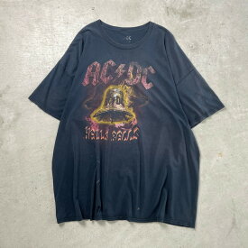00年代 AC/DC エーシーディーシー バンドTシャツ バンT ビッグサイズ メンズ4XL相当 古着【中古】