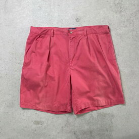 90年代 Polo by Ralph Lauren ポロバイラルフローレン 2タック ワイド チノ ショーツ ショートパンツ メンズW42 古着【中古】