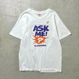 90年代 USA製 STEP OUT TO FIGHT AIDS 1992 ボランティア団体 プリントTシャツ メンズL 古着【中古】