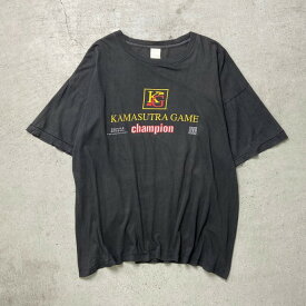 90年代 KG KAMASUTRA GAME CHAMPION プリントTシャツ メンズXL相当 古着【中古】