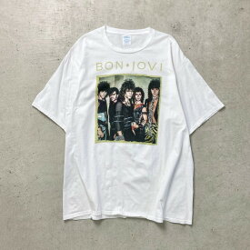 00年代 BON JOVI ボンジョビ バンドTシャツ バンT メンズXL 古着【中古】