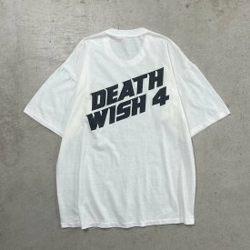80年代 DEATH WISH 4 バトルガンM-16 ムービープリントTシャツ メンズXL 古着【中古】