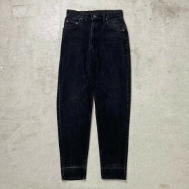 90年代 USA製 Levi's リーバイス 560 0260 ブラックデニムパンツ ワイド テーパード メンズW30 古着【中古】【SS2509】【FS2601】