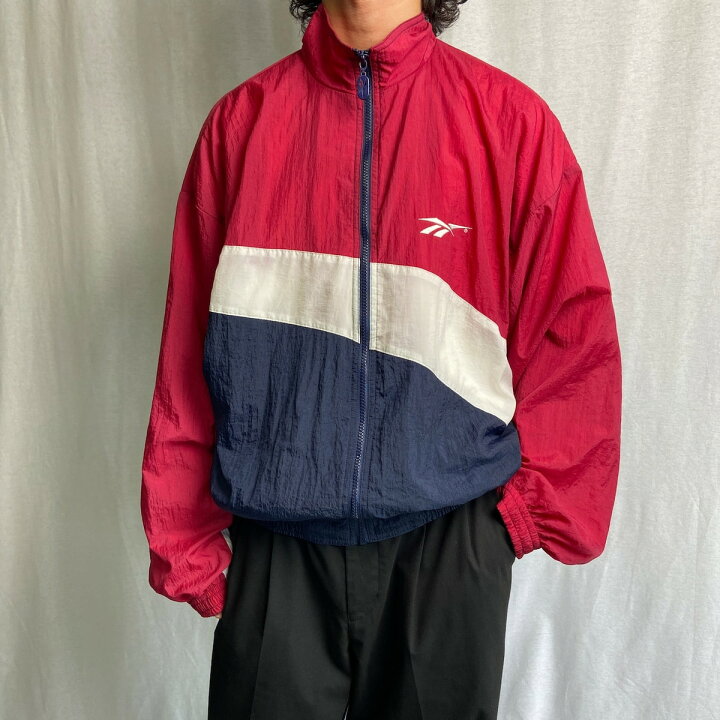 楽天市場】90年代 Reebok リーボック ナイロンジャケット ロゴ刺繍 