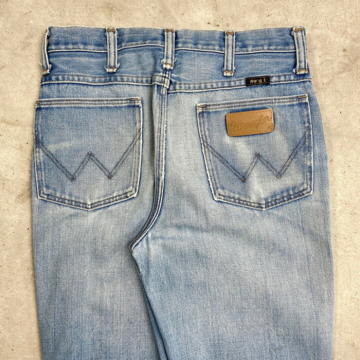 楽天市場】70年代 USA製 Wrangler ラングラー フレアデニムパンツ