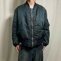 楽天市場】alpha ma－1 中古 ネイビーの通販