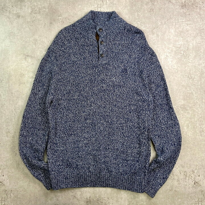 楽天市場】CHAPS チャップス ヘンリーネック コットンニットセーター 