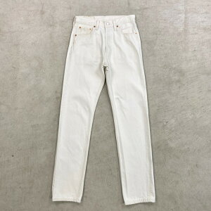 90~00�N�� �p���� Levi's ���[�����[�o�C�X 501 �X�g���[�g �z���C�g�f�j���p���c ���f�B�[�XW27 �����Y �Ò� 90s 00s Y2K ���B���e�[�W VINTAGE ���[�� ��
