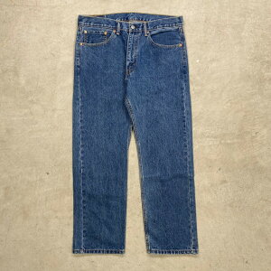 Levi's ���[�o�C�X 505 �f�j���p���c �X�g���[�g�e�[�p�[�h �����YW35 �Ò� �A���J�W �W�[���Y